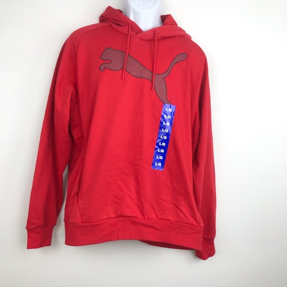 NWT Puma Men red hoodie size XXL and Large - Picture 3 of 16